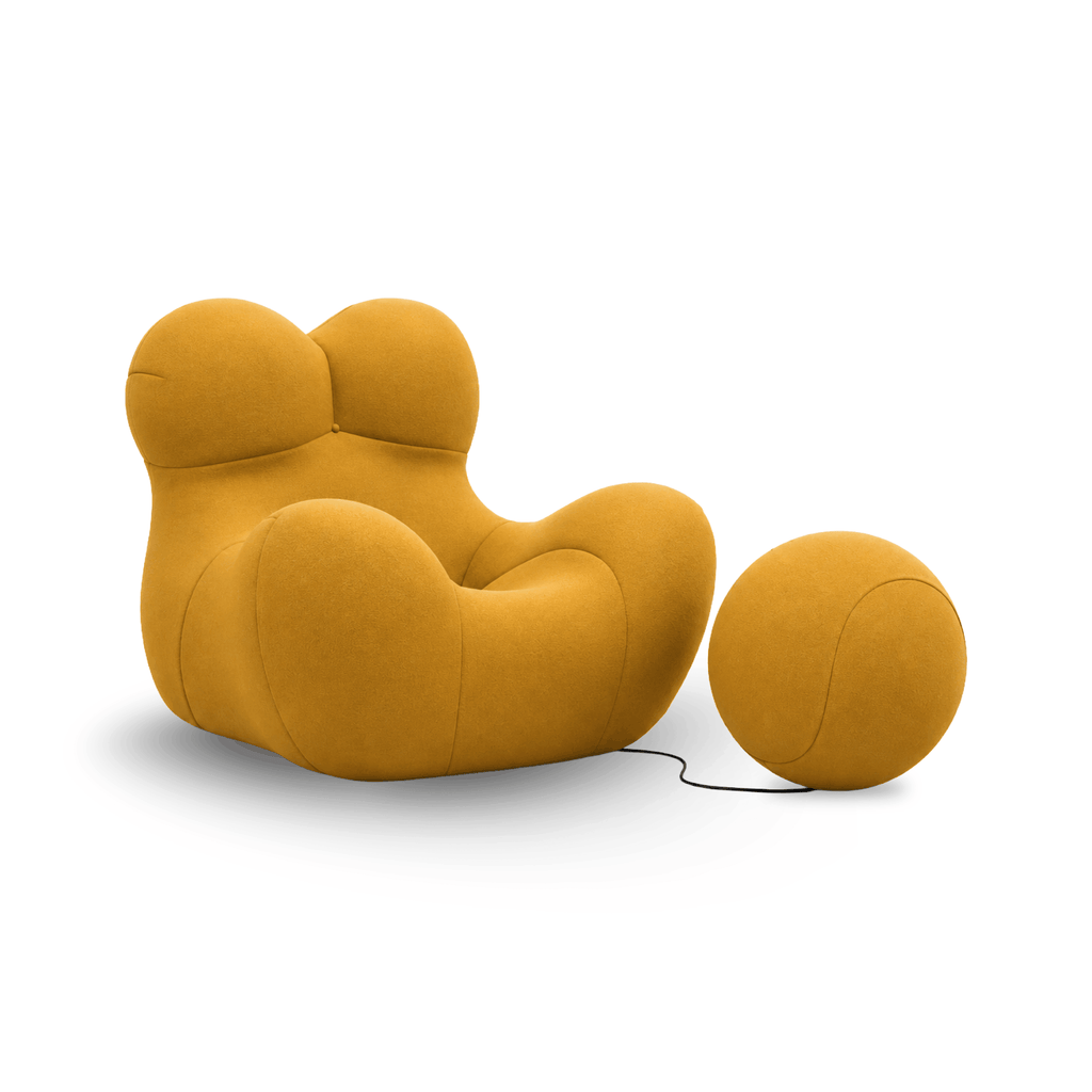 Designed by Gaetano Pesce, the Serie Up 2000 Chair features an iconic sculptural silhouette, innovative materials, and exceptional comfort.