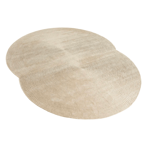Designed by Emily Broom, the Bolia Zen Rug Rounded features sustainable undyed wool, handcrafted quality, and timeless Nordic design.
