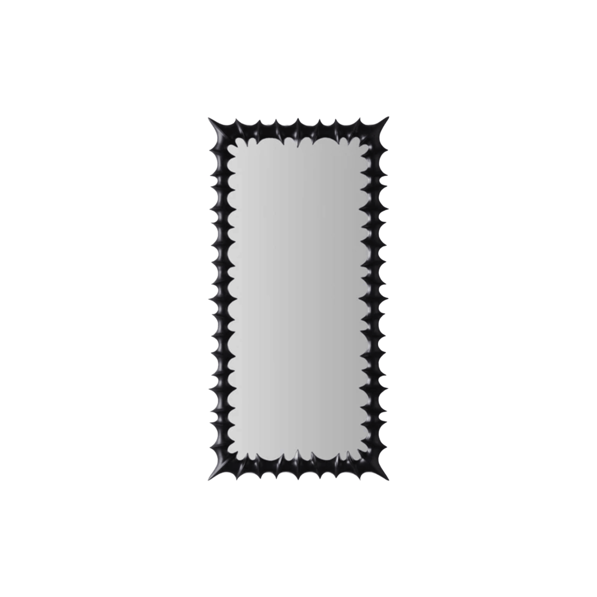 Designed by Edin & Lina Kjellvertz, the Dusty Deco Brutalist Mirror combines artisanal craftsmanship with striking architectural form.