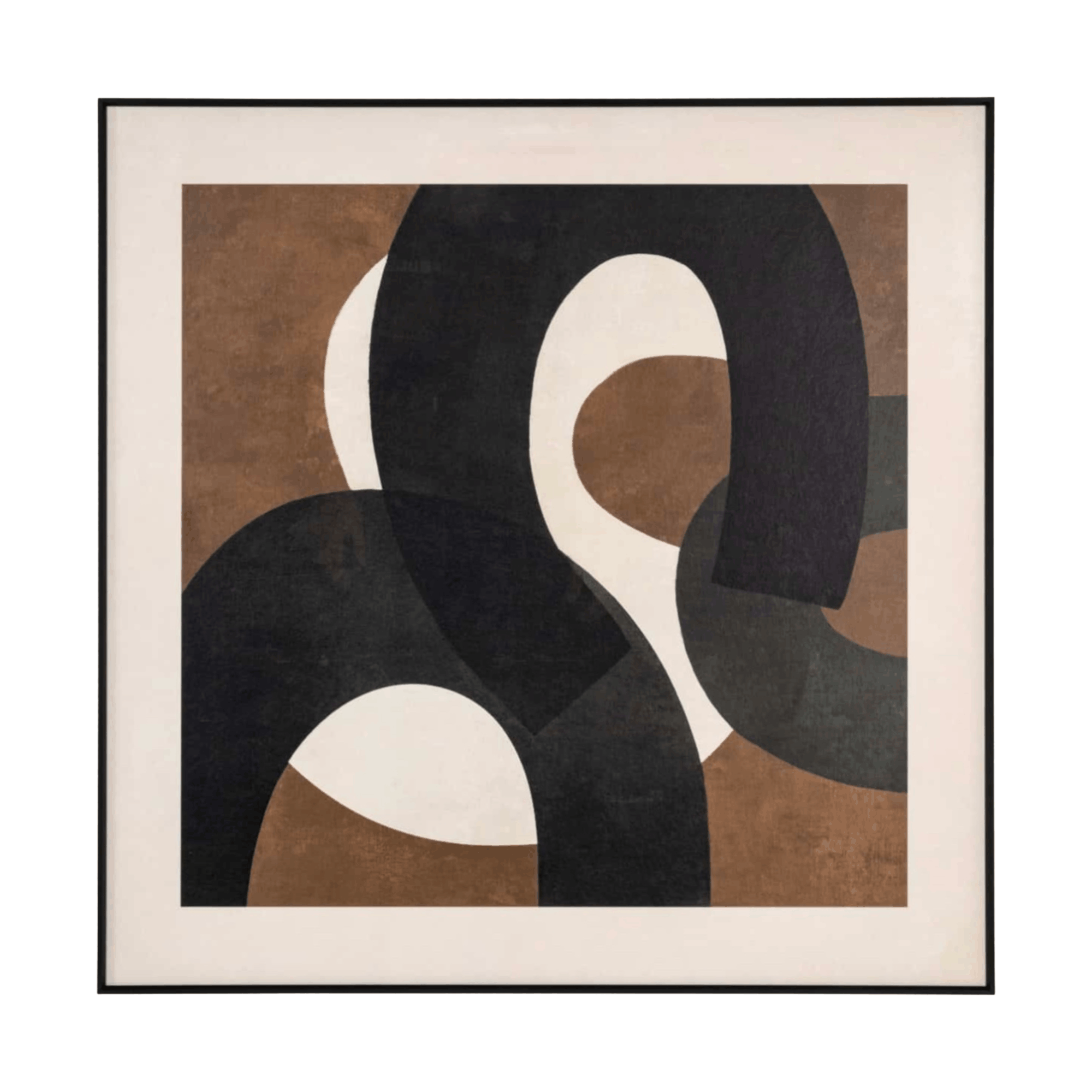 Euphoria Brown Left wall art features sculptural texture and flowing organic lines, bringing warmth and depth to modern interiors.