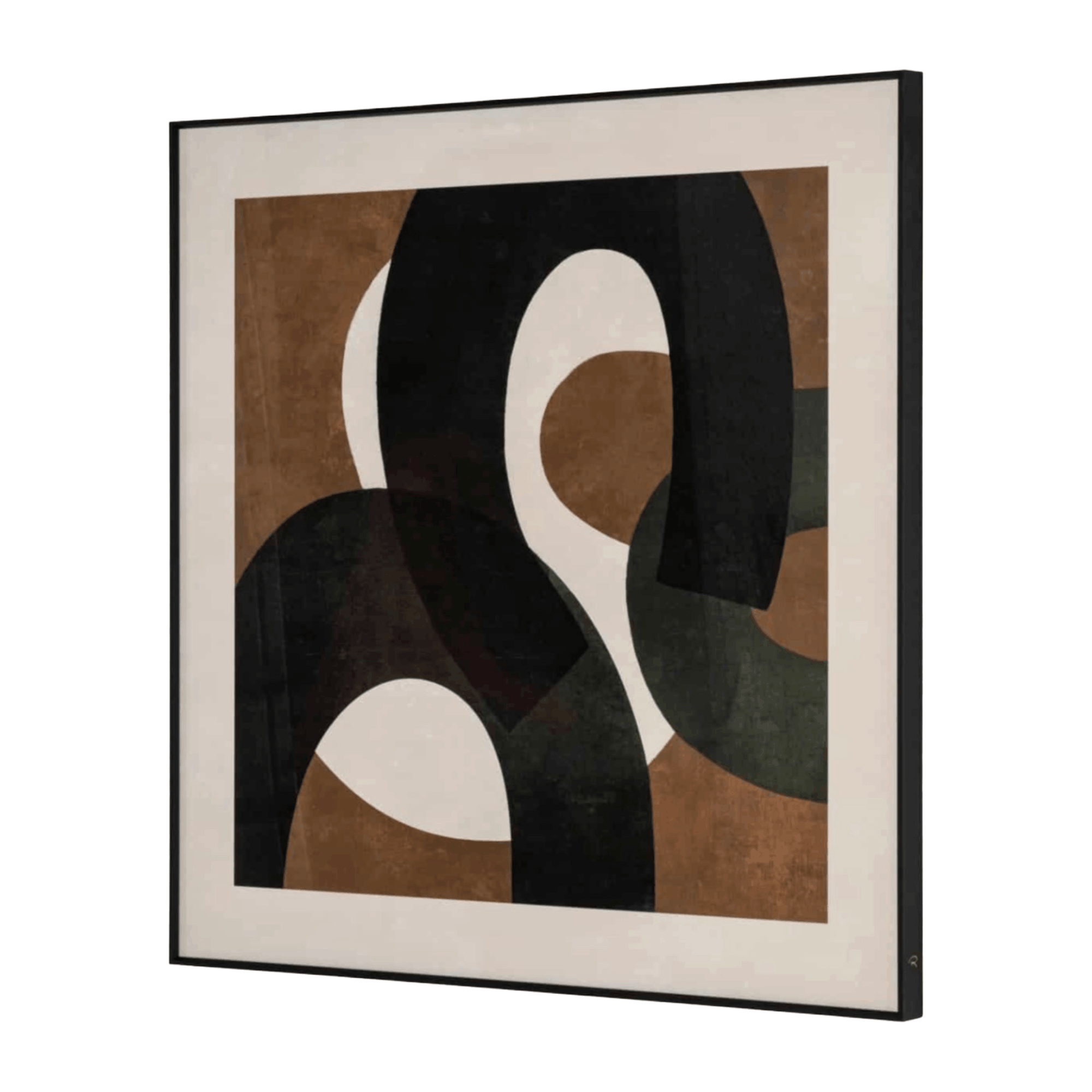 Euphoria Brown Left wall art features sculptural texture and flowing organic lines, bringing warmth and depth to modern interiors.