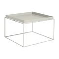 HAY Tray Coffee Table with removable square tray top and slim metal frame.