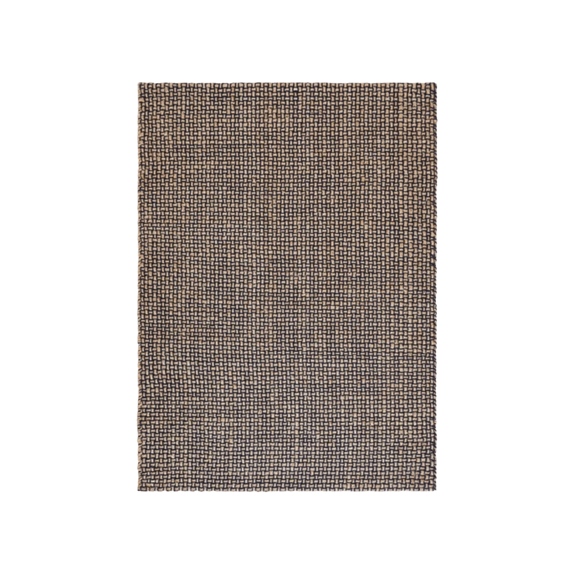 Handcrafted in India, the Tom Dixon Weave Rug combines jute, wool, and layered woven textures for a luxurious contemporary finish.