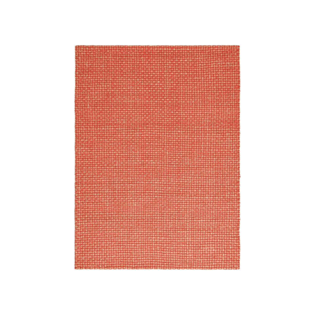 Handcrafted in India, the Tom Dixon Weave Rug combines jute, wool, and layered woven textures for a luxurious contemporary finish.
