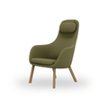 Designed by Jasper Morrison, the Vitra HAL Lounge Chair features a sculpted silhouette, loose seat cushion, and exceptional comfort.