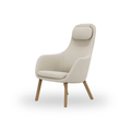 Designed by Jasper Morrison, the Vitra HAL Lounge Chair features a sculpted silhouette, loose seat cushion, and exceptional comfort.